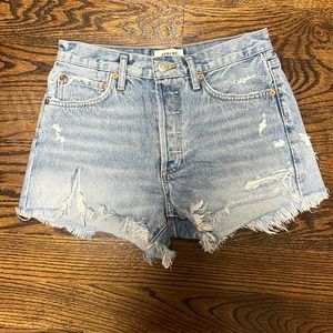 Agolde Parker vintage shorts in swap meet